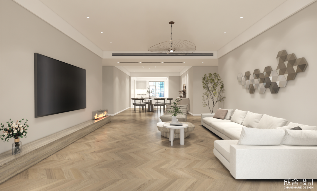280㎡大平層簡(jiǎn)約方案，生于自然的精致主義！