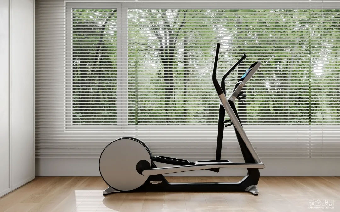 健身角-常州別墅中式裝修 健身角-常州別墅中式裝修